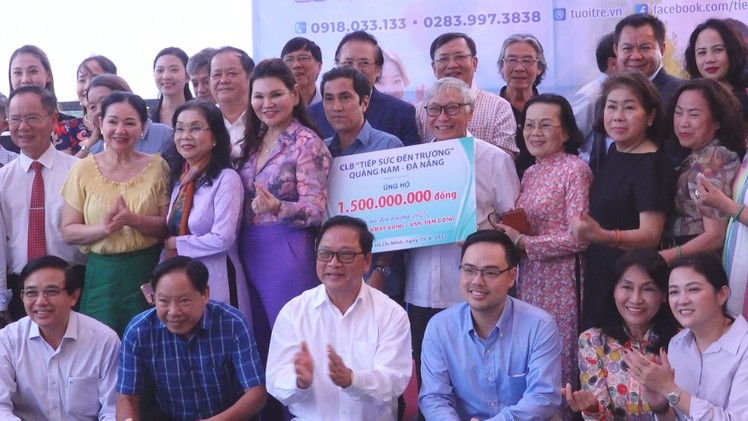 1,5 tỉ đồng từ tấm lòng đất Quảng cho học bổng Tiếp sức đến trường 2025