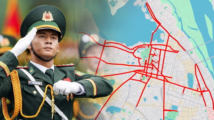 Điều chỉnh thông tin cấm đường sơ duyệt, tuyến đường diễu binh A80 mới nhất