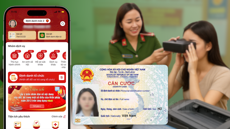 Hướng dẫn thủ tục cấp đổi thẻ căn cước trên VNeID mới nhất