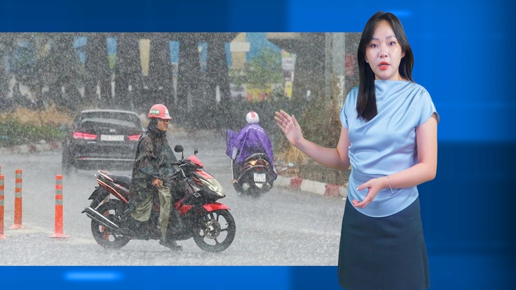 Thời tiết đêm 10 ngày 11-9: Bắc Bộ mưa to đến rất to, Nam Bộ mưa dông chiều tối