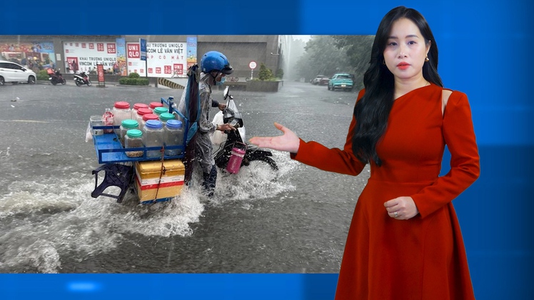 Thời tiết đêm 14 ngày 15-9: Mưa to nhiều nơi, TP.HCM mưa nhiều về chiều và đêm