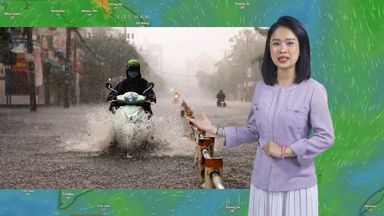 Thời tiết đêm 15 ngày 16-9: Bắc Bộ và Nam Bộ có mưa to, đề phòng ngập lụt cục bộ