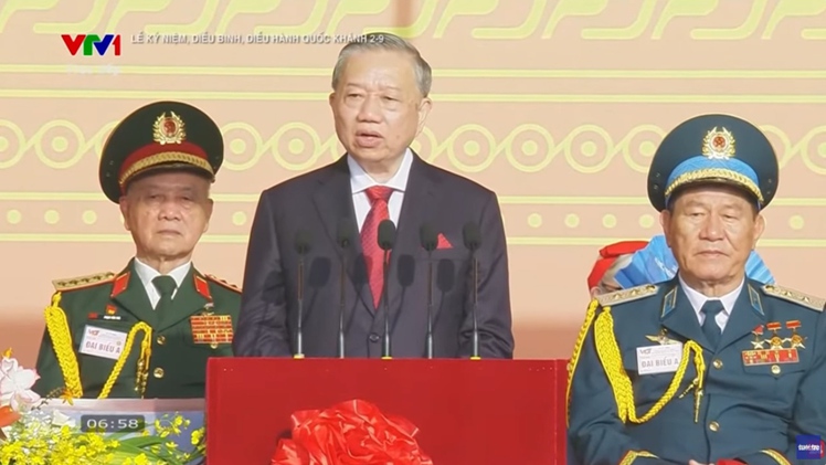 Tổng Bí thư Tô Lâm đọc diễn văn tại lễ kỷ niệm 80 năm Cách mạng Tháng Tám và Quốc khánh 2-9