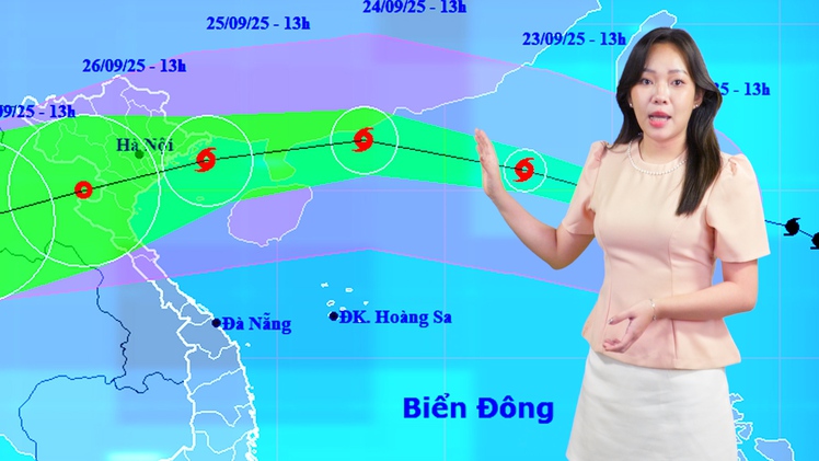 Thời tiết đêm 22 ngày 23-9: Siêu bão Ragasa vào Biển Đông, cả nước mưa to