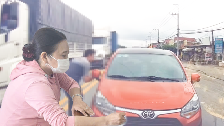 Camera quay cảnh ô tô đi ngược chiều, nữ tài xế 'cố thủ' không nhường đường cho xe đi đúng làn