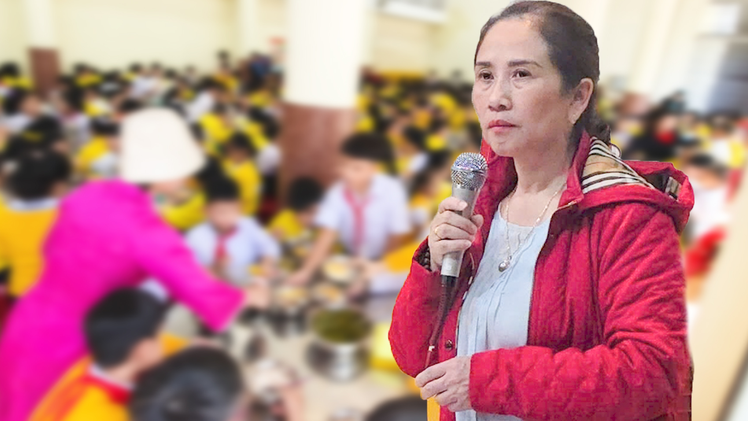 Tạm đình chỉ hiệu trưởng bị tố để thực phẩm bẩn vào bếp ăn bán trú