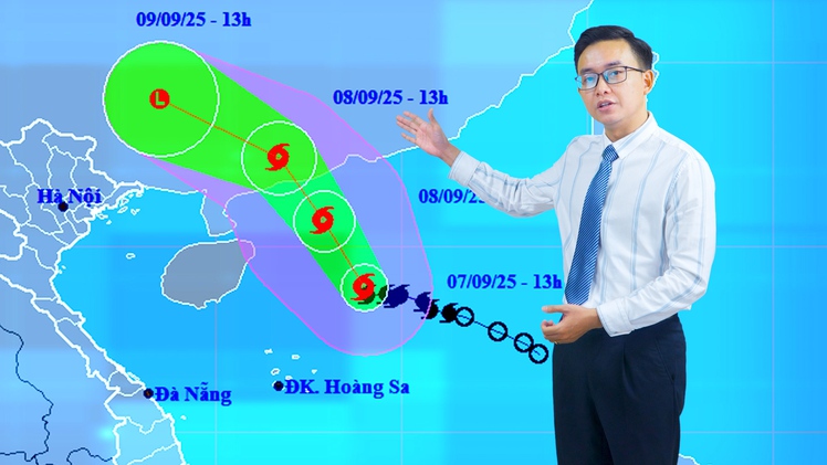 Thời tiết đêm 7 ngày 8-9: Bão số 7 Tapah có thể gây dông, lốc ở vịnh Bắc Bộ; Nam Bộ mưa to vài nơi
