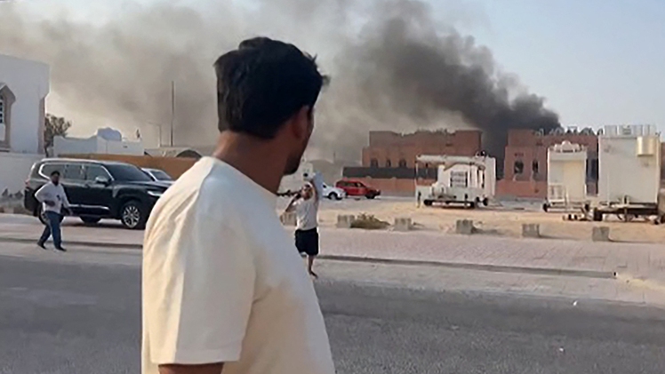 Video Israel tấn công lãnh đạo Hamas ở Qatar, nhiều tiếng nổ ầm vang