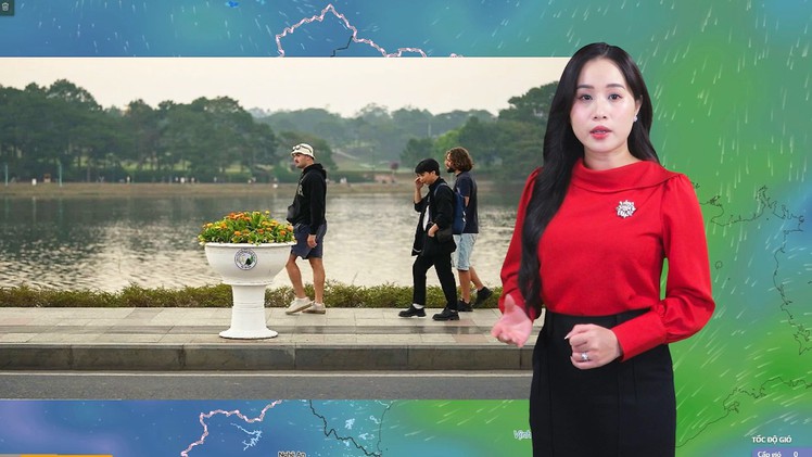 Thời tiết đêm 1 ngày 2-1: Bắc Bộ rét đậm; Trung Bộ và Nam Bộ mưa rào, trời mát