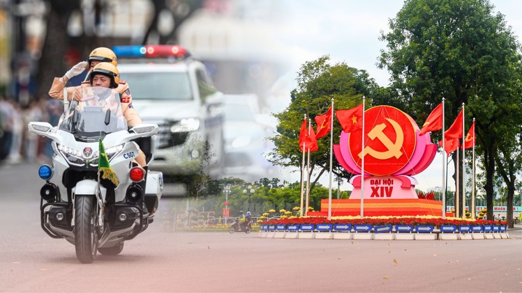 Cập nhật mới: Lịch cấm đường và lộ trình thay thế trong thời gian diễn ra Đại hội XIV