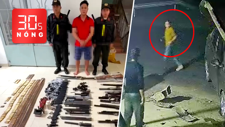 Bản tin 30s nóng: Xóa đường dây mua bán súng; Ô tô nát đầu sau tai nạn, tài xế bình an