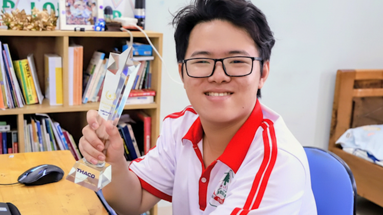 Gặp nam sinh ở Phan Rang giành giải nhất quý 1 Đường lên đỉnh Olympia