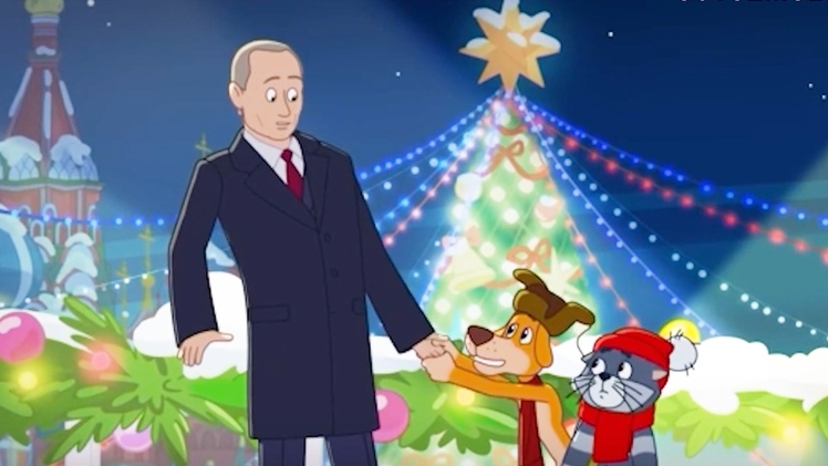 Tổng thống Putin gây chú ý khi xuất hiện trong phim hoạt hình thiếu nhi ở Nga