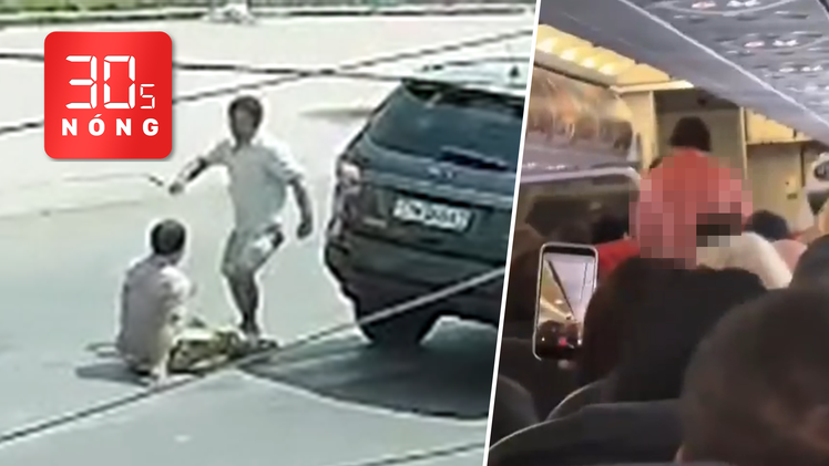 Bản tin 30s Nóng: Bắt tài xế xe bán tải đánh người sau va chạm; Khách Nga khỏa thân trên máy bay