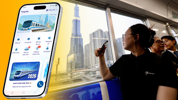 Lịch chạy Tết 2026 của tuyến Metro số 1 tại TP.HCM