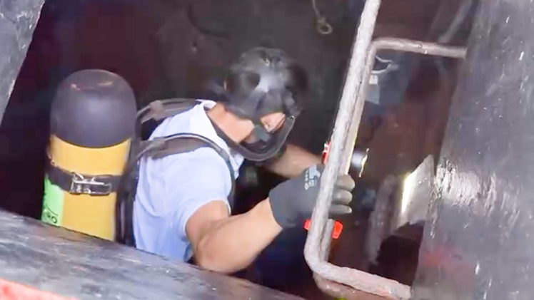 Ba người chết trong hầm tàu đang neo đậu tại cảng ở Khánh Hòa, nghi do ngạt khí