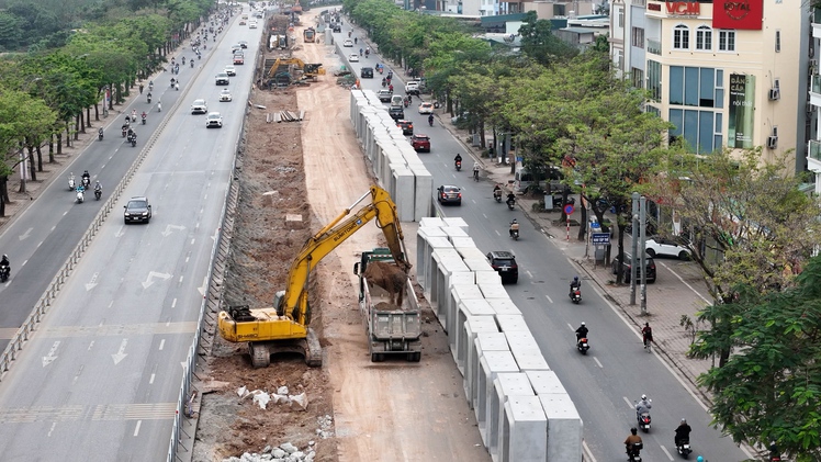 Hà Nội rầm rộ thi công 12 dự án chống ngập, chuẩn bị ứng phó mùa mưa 2026