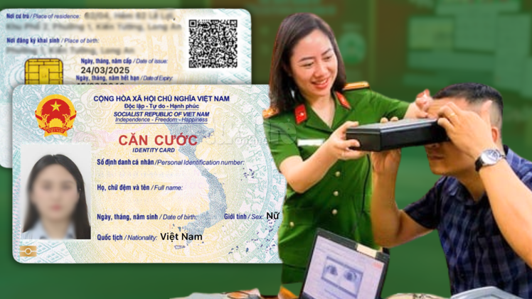 Mới nhất: Trình tự, thủ tục cấp, cấp đổi, cấp lại thẻ căn cước thông qua ứng dụng VNeID