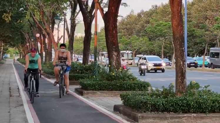 Dự kiến thêm 4,5km đường riêng cho xe đạp, kết nối tuyến hiện có với ga Rạch Chiếc