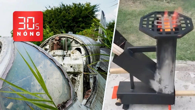 Bản tin 30s Nóng: Nguồn gốc MiG-21 bỏ quên tại Cà Mau; Bếp tên lửa ít hao củi ‘cháy’ hàng