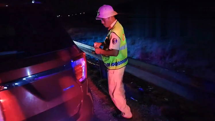 Dừng xe sai quy định trên cao tốc với một loạt vi phạm, tài xế bị phạt 77 triệu đồng