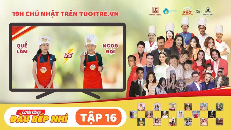 Đầu Bếp Nhí tập 16: Đạo diễn Nhật Nam, Kim Dung và Á hậu Cẩm Ly hội ngộ tại Little Chef!