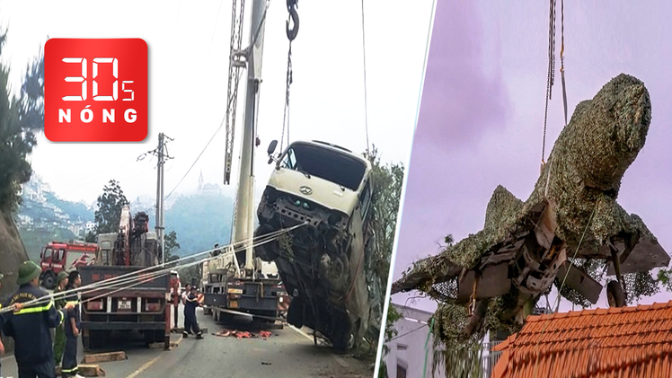Bản tin 30s Nóng: Xe chở đoàn nhân viên ngân hàng lao xuống vực; Di dời MiG-21 ‘bỏ quên’ ở Cà Mau