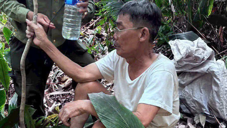 Tìm thấy người ông mất liên lạc với gia đình sau khi chở cháu đi học tại Quảng Ngãi