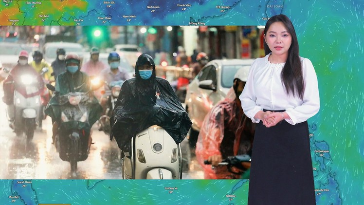 Thời tiết đêm 22 ngày 23-4: Bắc Bộ chuyển mát, có nơi mưa to; Trung Bộ và Nam Bộ ngày nắng, mưa rải rác