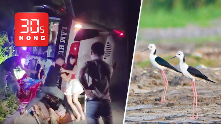 Bản tin 30s Nóng: Lật xe khách, nhiều người thoát nạn; Mùa kết đôi của 'mỹ nữ chân dài'