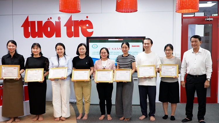 Giáo viên học làm truyền thông chuyên nghiệp tại Báo Tuổi Trẻ