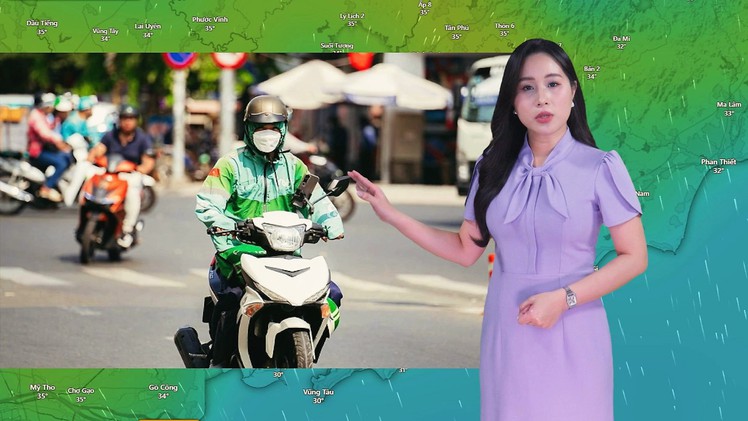 Thời tiết đêm 12 ngày 13-5: Nam Bộ và Trung Bộ nắng nóng, Bắc Bộ mưa dông rải rác
