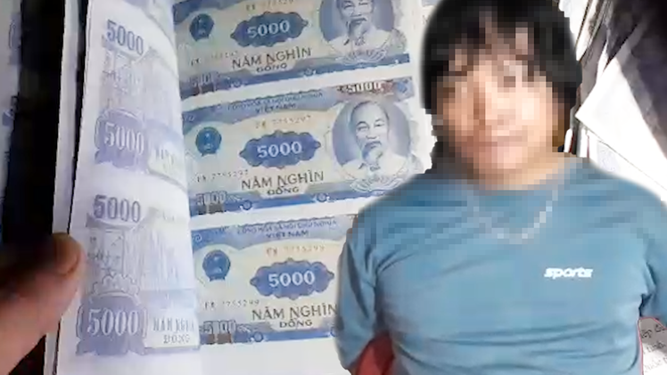 Bắt người đàn ông ở Khánh Hòa vừa mãn hạn tù lại tiếp tục làm tiền giả để tiêu sài