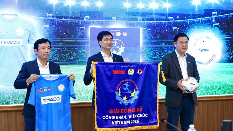Giải bóng đá Công nhân, viên chức Việt Nam 2026 lan tỏa tinh thần đoàn kết người lao động