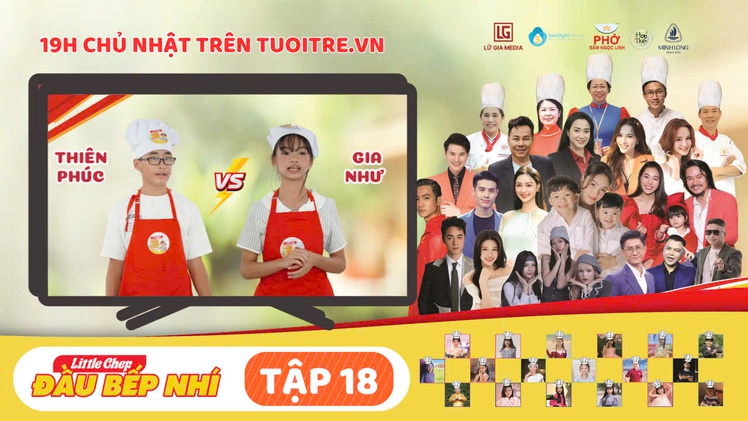 Đầu Bếp Nhí tập 18: Màn 'đối đầu' bất ngờ của đạo diễn Nhật Nam và CEO Kim Dung cùng Á hậu Cẩm Ly