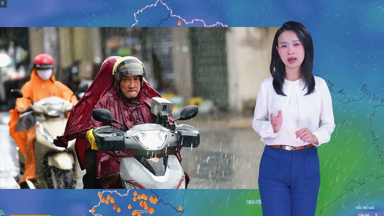 Thời tiết đêm 4 ngày 5-5: Bắc Bộ chuyển mát, có mưa; Trung Bộ và Nam Bộ đề phòng mưa to