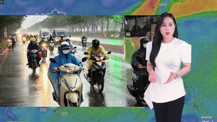 Thời tiết đêm 6 ngày 7-5: Bắc Bộ và Trung Bộ có nơi mưa trên 100mm; Nam Bộ mưa dông rải rác