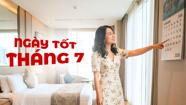 Ngày âm lịch hôm nay và ngày tốt trong tháng 7 năm 2026: Động thổ, cưới hỏi, xây nhà, khai trương