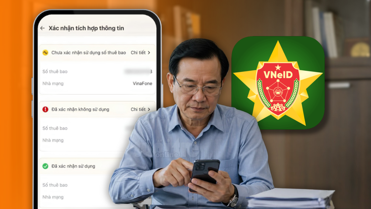 Thực hiện ngay thao tác này trên VNeID ngay để tránh bị khóa SIM, ảnh hưởng giao dịch ngân hàng, đăng nhập mạng xã hội