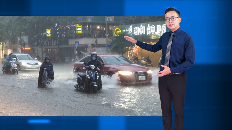 Thời tiết đêm 14 ngày 15-6: Nam Bộ mưa chiều, Trung Bộ có nơi trên 38 độ C, Bắc Bộ mưa to
