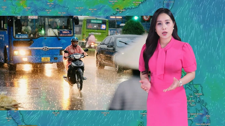 Thời tiết đêm 4 ngày 5-6: Mưa dông vào chiều tối cả 3 miền; Bắc Bộ và Trung Bộ ngày nắng nóng