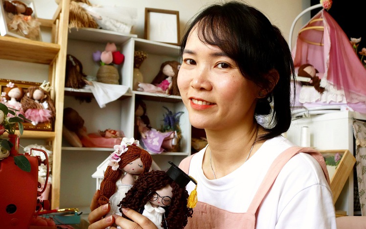 Meet the Ho Chi Minh City crafter who turns fabric scraps into handmade dolls
