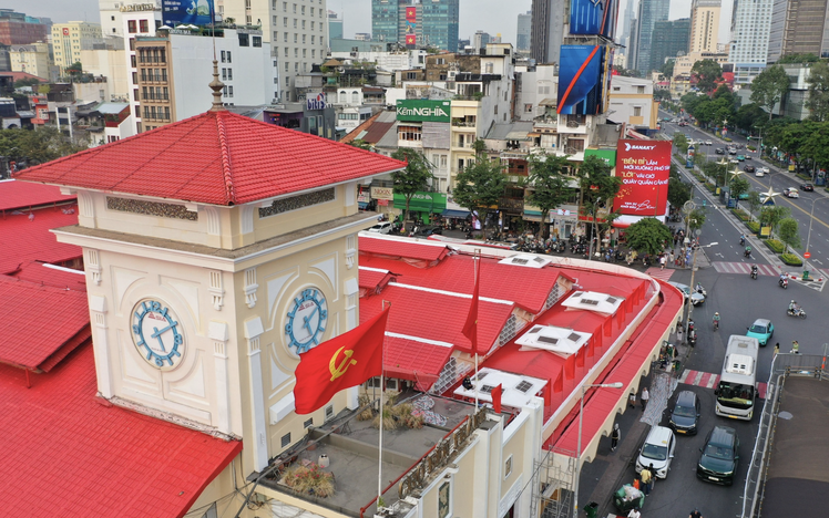 Ben Thanh Market gets a fresh look ahead of 2026 Lunar New Year