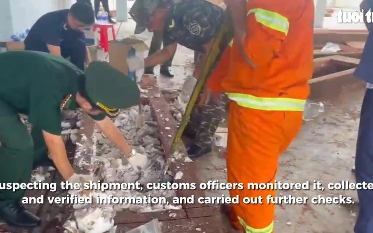 Nearly 1.2 tonnes of ivory hidden in cargo shipped to Vietnam from Africa