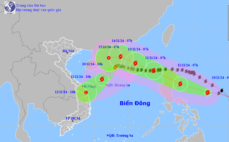 Bão Toraji sắp vào Biển Đông, tương tác bão đôi với bão Yinxing