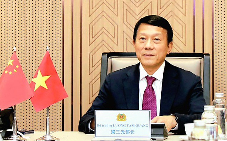 Bộ trưởng Lương Tam Quang điện đàm với Bộ trưởng Bộ Công an Trung Quốc