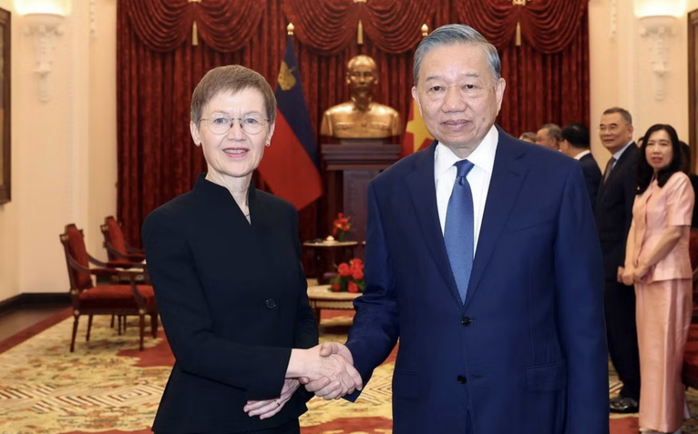Tổng Bí thư, Chủ tịch nước Tô Lâm tiếp Thủ tướng Công quốc Liechtenstein