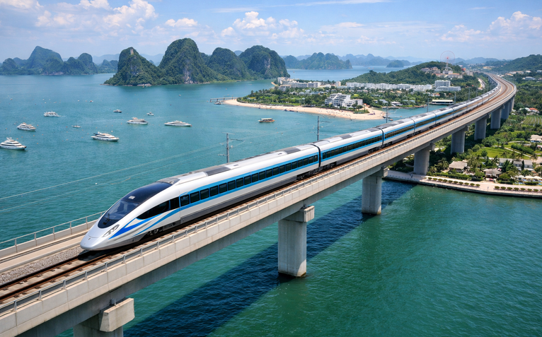 Thống nhất phương án hướng tuyến đường sắt tốc độ cao Hà Nội - Quảng Ninh
