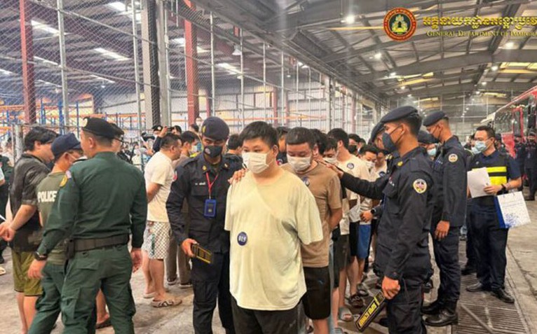 Campuchia trục xuất 30.000 nghi phạm lừa đảo nước ngoài, đặt mục tiêu xóa sổ mạng lưới vào tháng 4