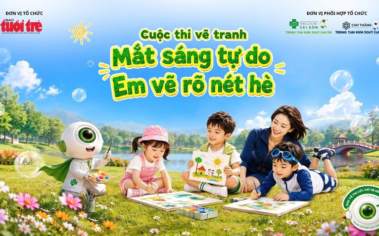 Thiếu nhi thi vẽ tranh, tổng giải thưởng 150 triệu đồng